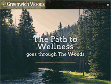 Tablet Screenshot of greenwichwoods.com